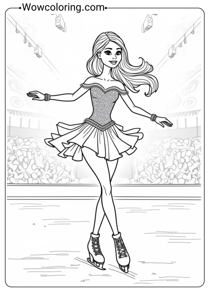 Barbie on Rink