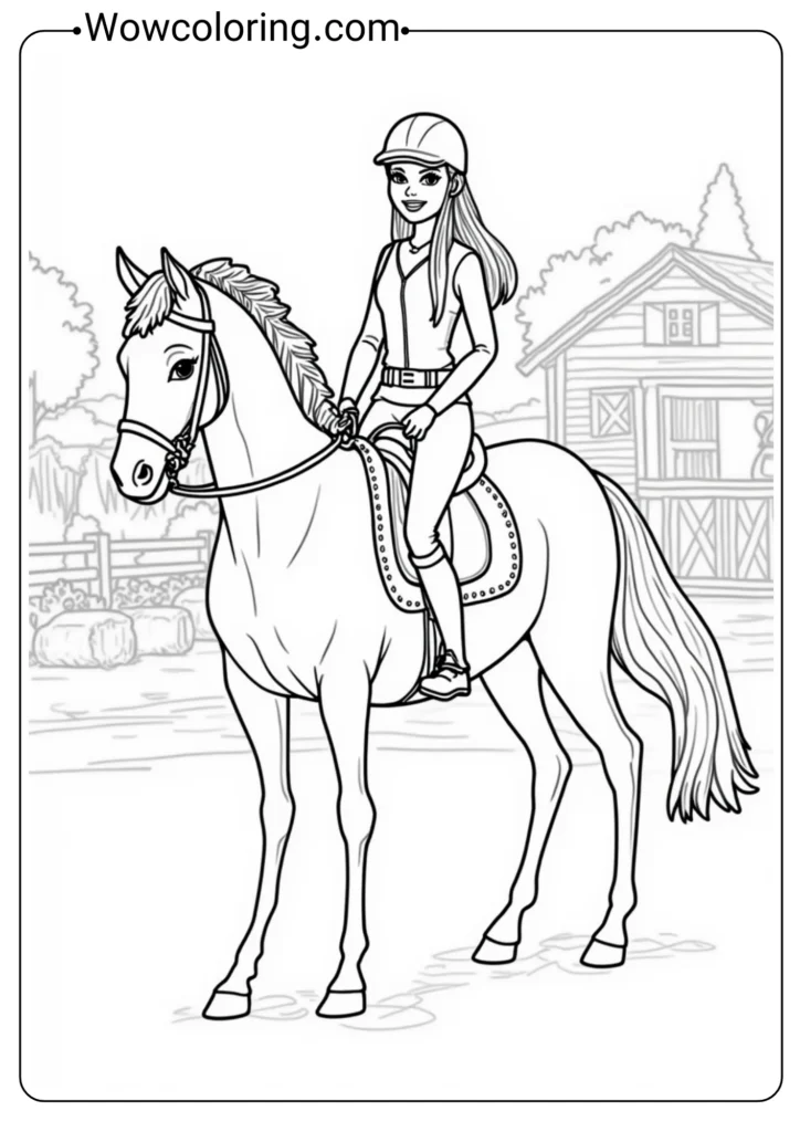 Barbie with Horse