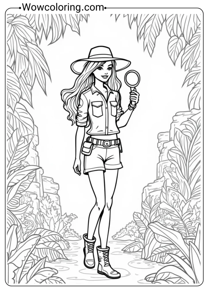 Explorer Barbie in Jungle