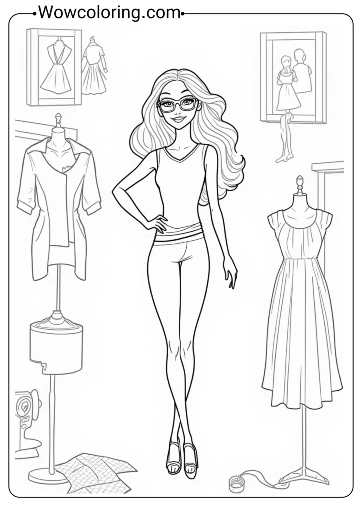 Fashion Designer Barbie in Boutique