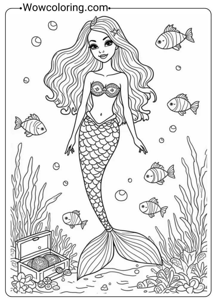 Mermaid Barbie Under the Barbie Under the Sea