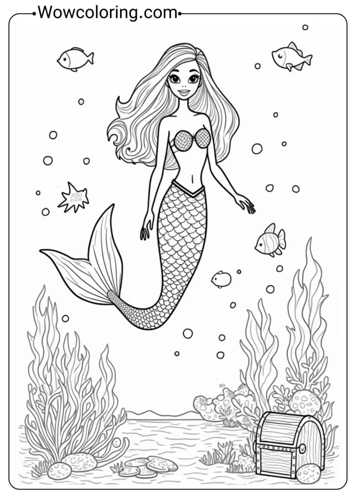 Mermaid Barbie Under the Sea