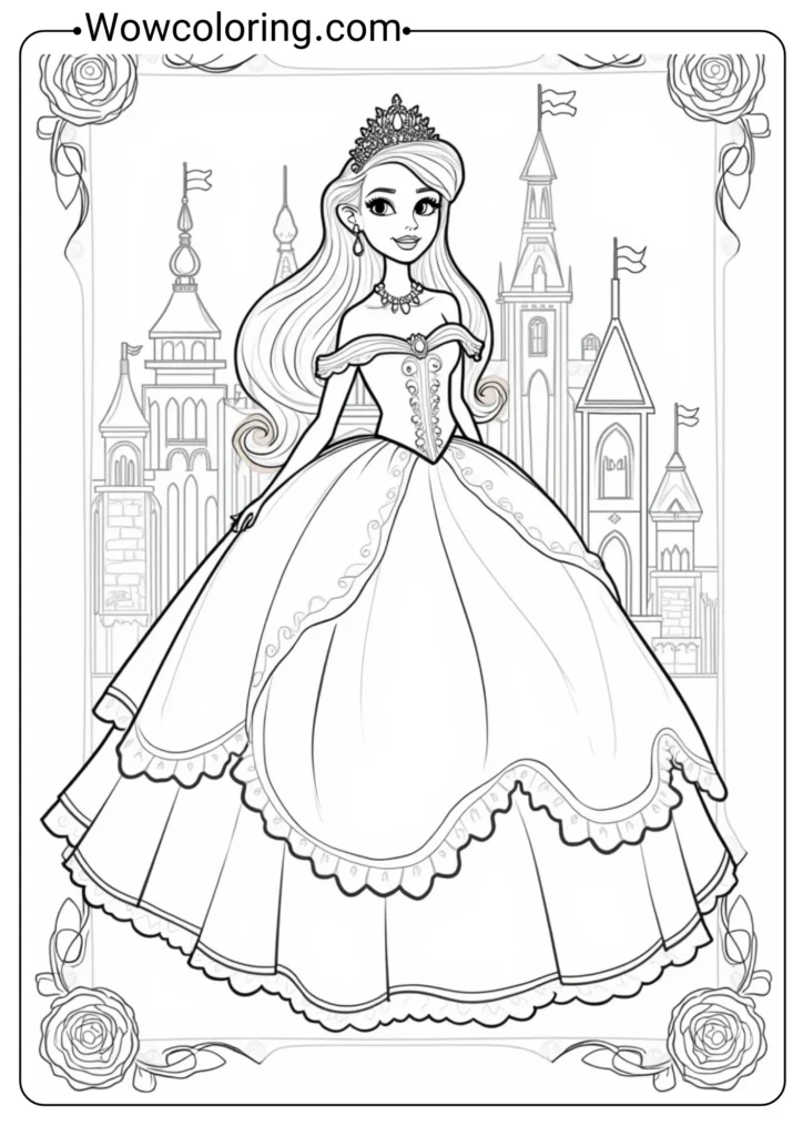 Princess Barbie in Royal Ball Gown
